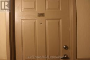 London North (North C) condo for rent - A lobby area with a Christmas tree and a chair.