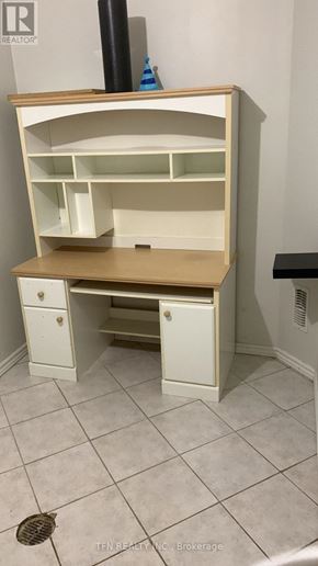 Toronto (Oakwood Village) apartment for rent - A white desk with drawers underneath it.
