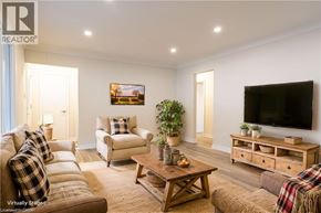 Hamilton apartment for rent - A living room with a couch, chair, and coffee table.
