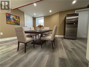 Kitchener apartment for rent - A dining room with a table set for four.