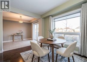 Kitchener townhouse for rent - A dining room with a table and chairs.