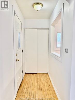 Lasalle apartment for rent - A white door with a window above it.