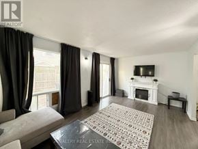 Windsor apartment for rent - A living room with a fireplace and a television.