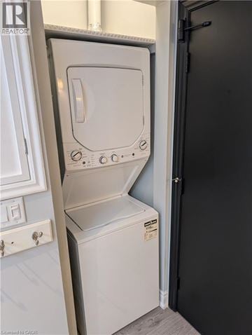 Hamilton apartment for rent - A dishwasher is installed in a kitchen.