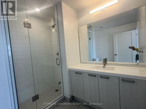 Toronto (Mount Pleasant West) condo for rent - A bathroom with a sink, mirror, and shower.