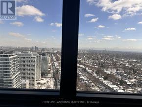 Toronto (Mount Pleasant West) condo for rent - A view of a city from a high-rise building.