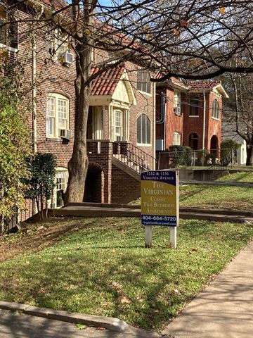 Atlanta apartment for rent - A sign in front of a house that says The Virginian.