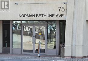 Richmond Hill (Beaver Creek Business Park) condo for rent - The front of a building with the number 75 on it.