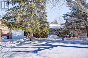 Toronto (Banbury-Don Mills) apartment for rent - A snowy landscape with trees and a house in the background.