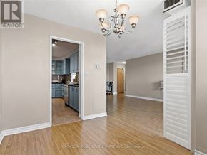 Ajax (Central West) condo for rent - A realtor photo of a room with a kitchen in the background.