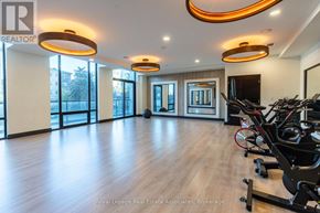 Waterloo condo for rent - A gym with treadmills and elliptical machines.