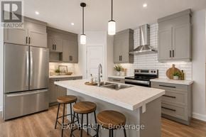 Russell apartment for rent - A spacious room with wooden flooring and white walls.
