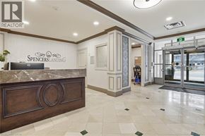 Burlington condo for rent - The lobby of a Spencers Landing hotel.