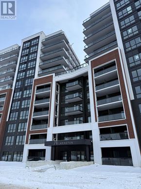 Clarington (Bowmanville) condo for rent - A large building with the word Clarington on it.