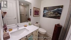 Toronto (Birchcliffe-Cliffside) condo for rent - A bathroom with a white sink and toilet.