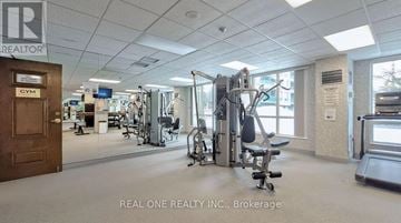 Toronto (Newtonbrook East) condo for rent - A gym with a variety of equipment is available for use.
