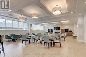 Richmond Hill (Doncrest) condo for rent - A dining room with a table set for six.