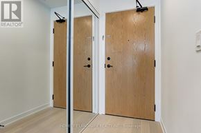 Vaughan (Beverley Glen) condo for rent - A brokerage office with two doors and a logo on the wall.