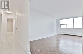 Toronto (Don Valley Village) condo for rent - A white room with a window and a door.