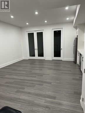 Toronto (Humber Summit) apartment for rent - A room with grey flooring and white walls.