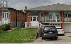 Toronto (Glenfield-Jane Heights) apartment for rent - A black car is parked in front of a house with a white fence.