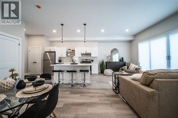 Chatham apartment for rent - A modern kitchen and living room with a dining table and chairs.