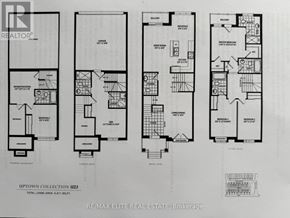 Markham (Unionville) townhouse for rent - A brochure for a real estate development called Uptown Collection U23 is displayed.