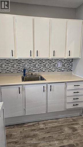 Hamilton (Ainslie Wood) condo for rent - A kitchen with white cabinets and a sink.