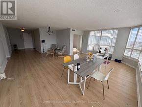 Vaughan (Crestwood-Springfarm-Yorkhill) condo for rent - A dining room with a table set for two and chairs around it.