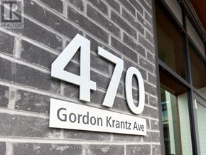 Milton (Walker) condo for rent - A sign on a building that says 470 Gordon Krantz Ave.