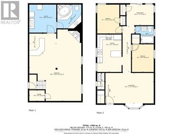 Burlington (Brant) apartment for rent - A floor plan for a two-story home with a total area of 360 square feet.
