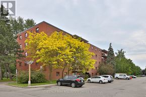Oshawa (Lakeview) condo for rent - A building with a tree in front of it.