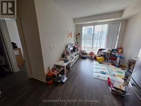 Markham (Unionville) condo for rent - A room with a lot of toys and a window with blinds.