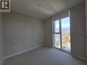 Vancouver apartment for rent - A room with a view of a construction site through the window.