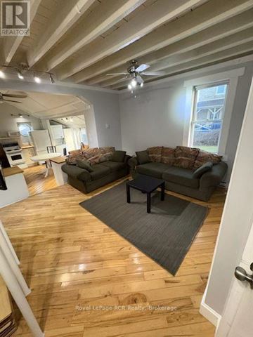 Kincardine apartment for rent - A living room with a couch and a coffee table.