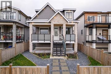 Vancouver apartment for rent - A realtor sign is on the front of a house.