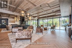 Centre Wellington (Elora/Salem) condo for rent - A modern living room with wooden floors and furniture.