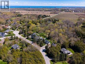 Collingwood apartment for rent - A bird's eye view of a residential area with houses and trees.