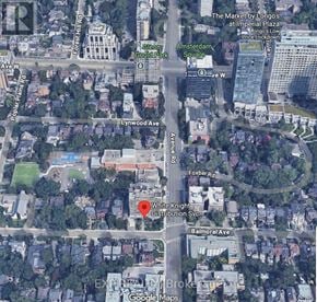 Toronto (Yonge-St. Clair) house for rent - A map shows a street with a red marker at the White Knight Distribution Svc.