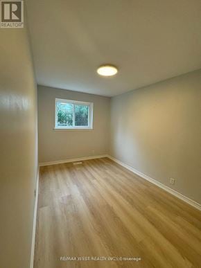 Toronto (Don Valley Village) apartment for rent - A room with a window and wooden flooring.