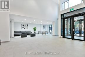 Ottawa apartment for rent - A white interior of a building with a sign that says EXP REALTY, Brokerage.