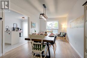 Stratford apartment for rent - A dining room with a table set for a meal.