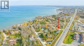 Collingwood apartment for rent - A realtor logo is on the top left corner of an aerial view of a residential area.