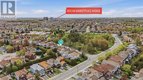 Ottawa apartment for rent - An aerial view of a residential area with a road labeled Roman Marketplace Avenue.