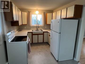 Richards Landing apartment for rent - A kitchen with a white refrigerator and a dishwasher.