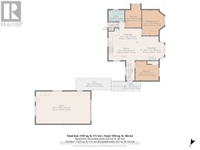 Central Elgin (Port Stanley) apartment for rent - A floor plan for a property with a total area of 1974 sq ft, 184 m2.