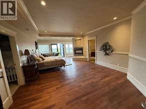 West Vancouver apartment for rent - A living room with a couch and a fireplace.