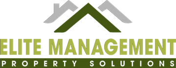 Lakeland apartment for rent - Elite Management Property Solutions logo with a green and white color scheme.