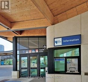 Vaughan (Vaughan Corporate Centre) condo for rent - A realtor office with a sign that says information.