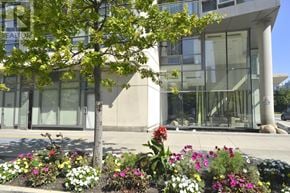 Toronto (Waterfront Communities) condo for rent - A building with a glass facade and a tree in front of it.